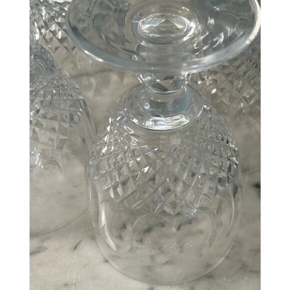 (3) Waterford Crystal ‘Colleen’ Glasses 5.25" Short Stem Water Goblet Wine Glass - Picture 7 of 16
